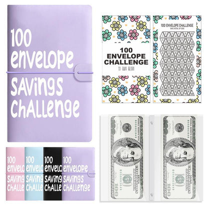 Lumilo™ 100 Money Saving Challenge Envelope Binder