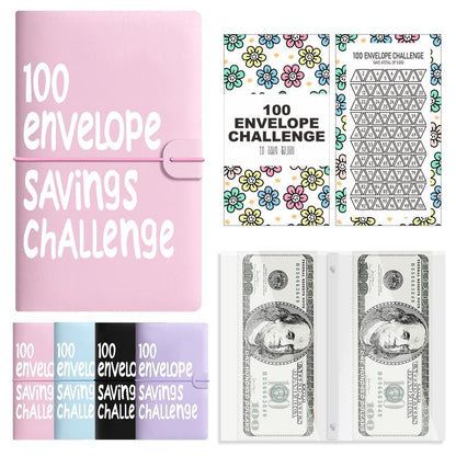 Lumilo™ 100 Money Saving Challenge Envelope Binder