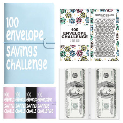 Lumilo™ 100 Money Saving Challenge Envelope Binder