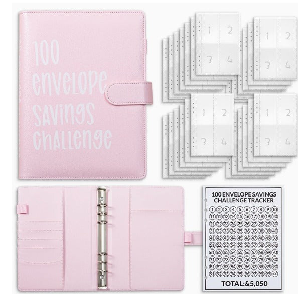 Lumilo™ 100 Money Saving Challenge Envelope Binder