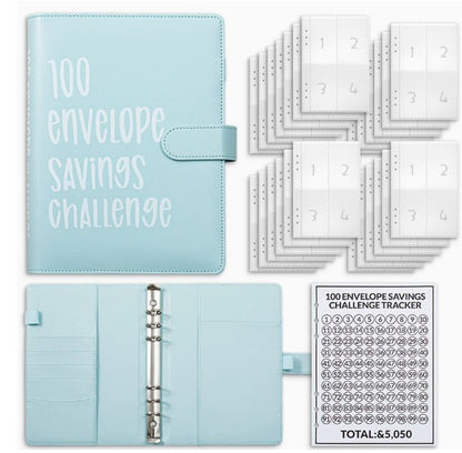 Lumilo™ 100 Money Saving Challenge Envelope Binder