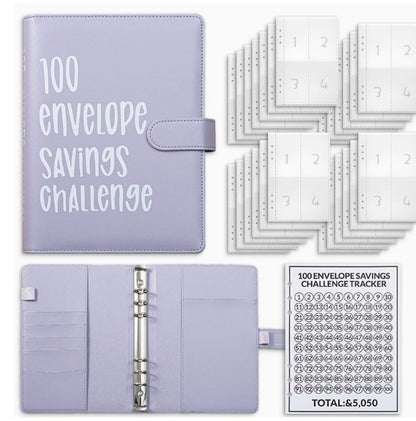 Lumilo™ 100 Money Saving Challenge Envelope Binder